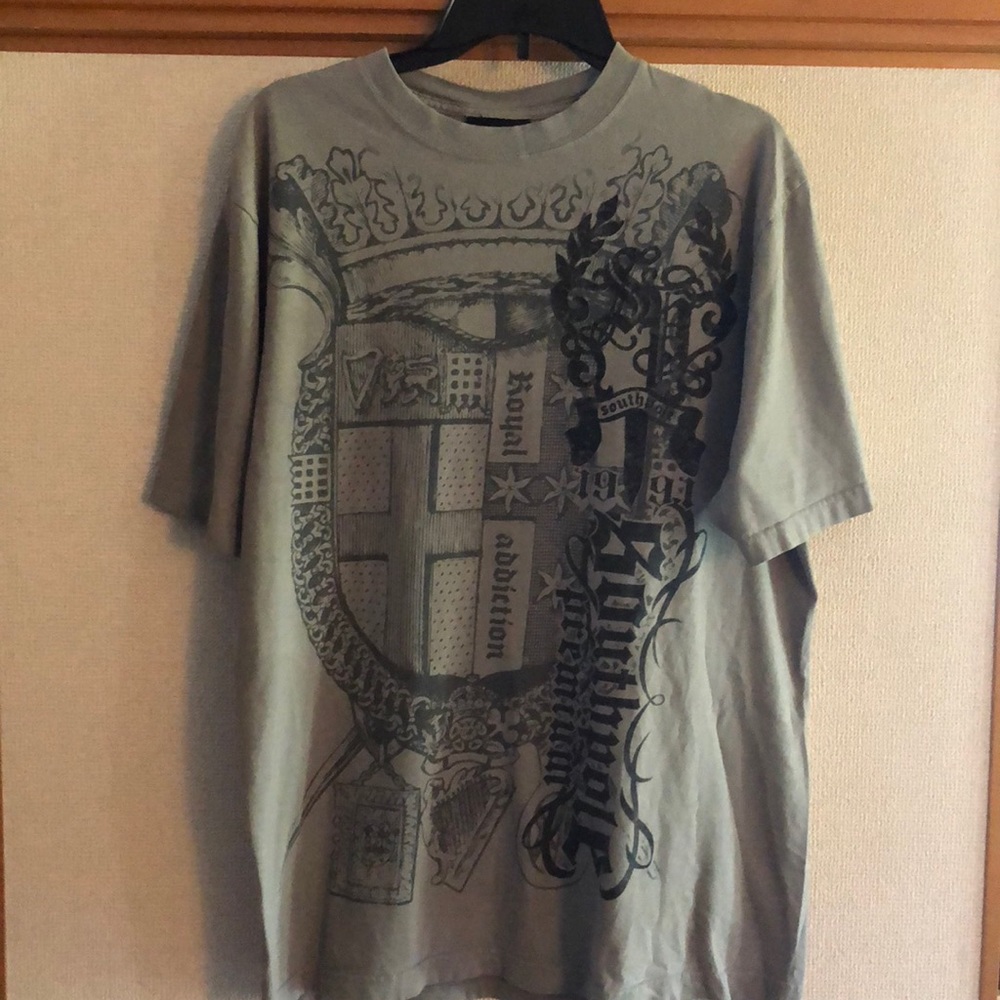Gray South Pole tee